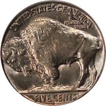 USA 1935S 5 cent reverse