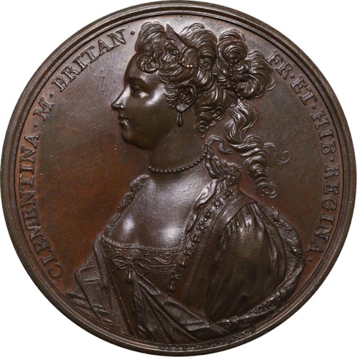1719 Clementina Escape from Innsbruck Bronze Medal obverse