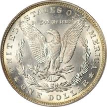 USA 1879 Morgan dollar reverse