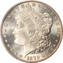 USA 1879S Morgan dollar obverse