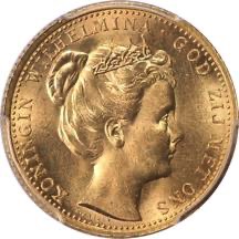 Netherlands 1898 10 gulden AV obverse