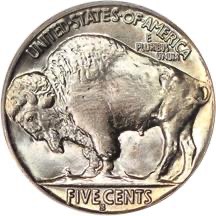 USA 1931S 5 cent reverse