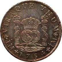 Peru 1754L-JD 8 reales